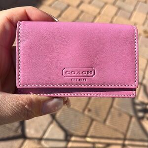 Coach card holder